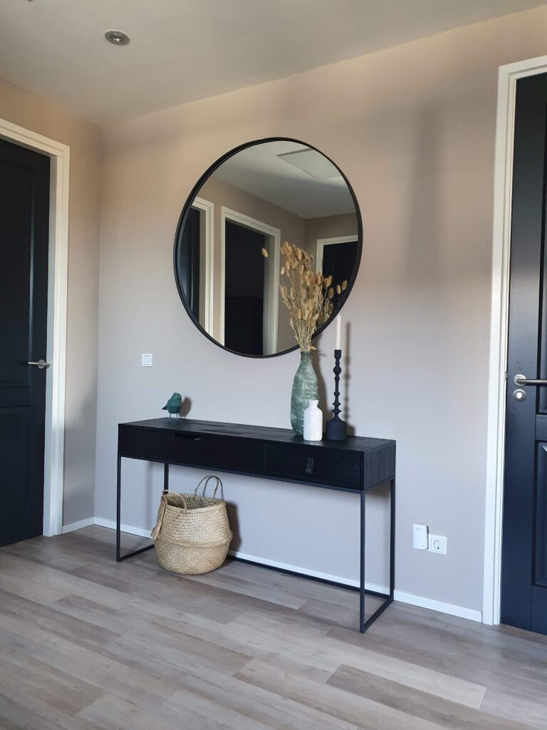 Modern groen naturel interieur